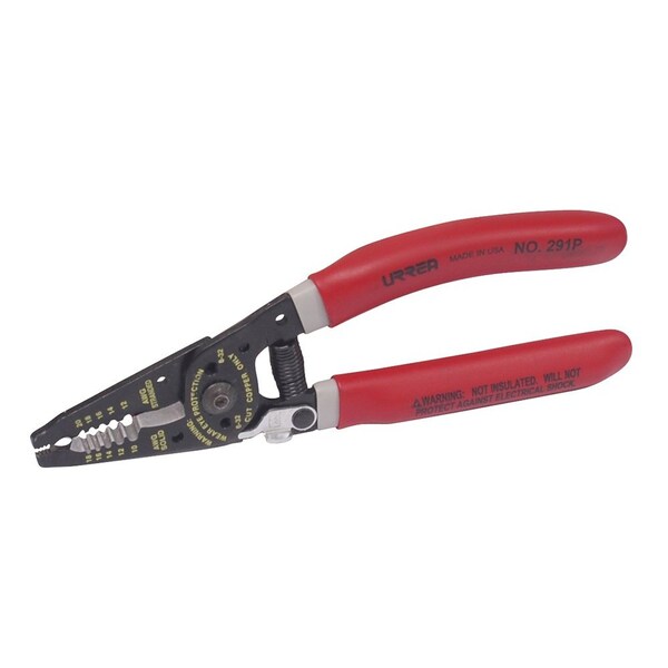 High leverage ergonomic wire stripper 10-20 AWG with lock